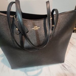 Large coach reversible bag